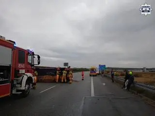 Zderzenie busów na A1