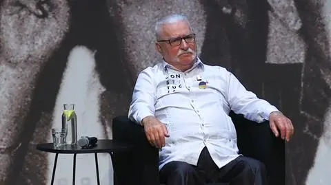 Lech Wałęsa na benefisie z okazji 80. urodzin 