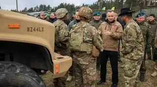 Andrzej Duda na poligonie pod Orzyszem