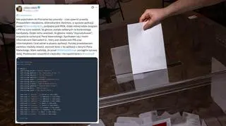 "Aplikacja Mateckiego" podpięta pod PKW? Fałszywy "niezbity dowód"