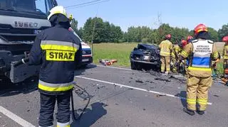Tragiczny wypadek koło Poddębic