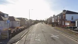 Dumfries. Ulica, na której doszło do zdarzenia