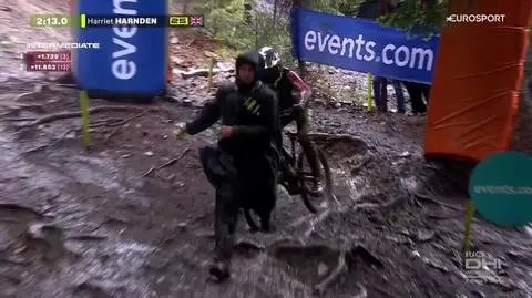 Moment grozy na trasie zjazdu. Kraksa była o krok 