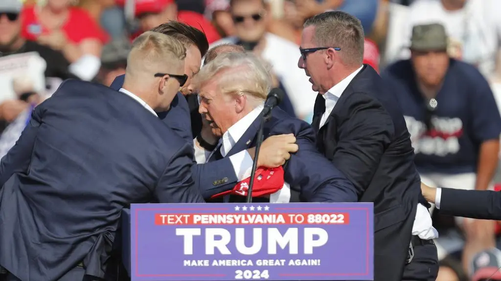 Donald Trump zaatakowany