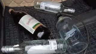 Puste butelki w kabinie i 1,7 promila w organizmie