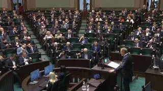 "Przekroczono pewną granicę". Premier w Sejmie 