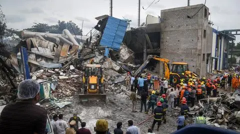 Służby na miejscu tragedii
