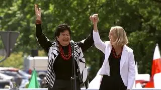 Joanna Senyszyn i Małgorzata Trzaskowska