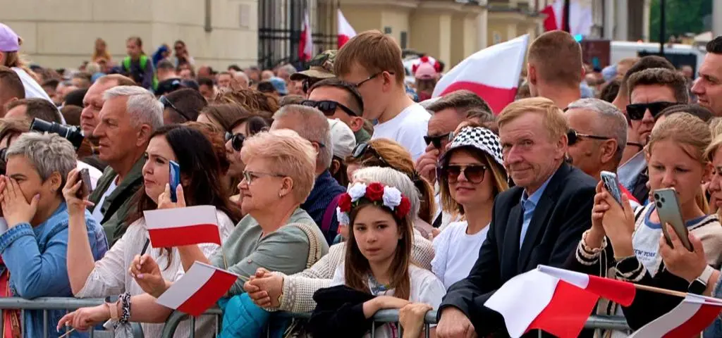 Uroczystości na placu Zamkowym