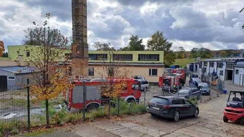Pożar hali