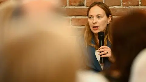 Minister funduszy i polityki regionalnej Katarzyna Pełczyńska-Nałęcz podczas spotkania z mieszkańcami w Lublinie