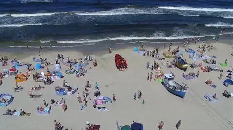 Mężczyznę reanimowali plażowicze