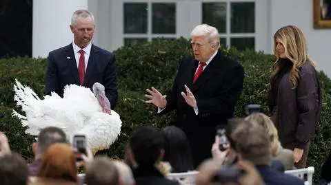 Donald Trum ułaskawił dwa indyki