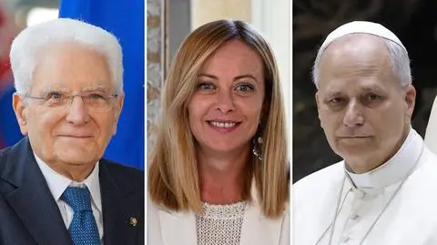 Giorgia Meloni Leon XIV Sergio Mattarella