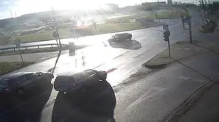 Jechał pod prąd, tłumaczył, że zagapił się 