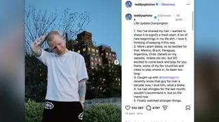 "Tak, ogoliłem głowę" - potwierdza Ed Sheeran. Niedawno nagrał utwór z Łatwogangiem