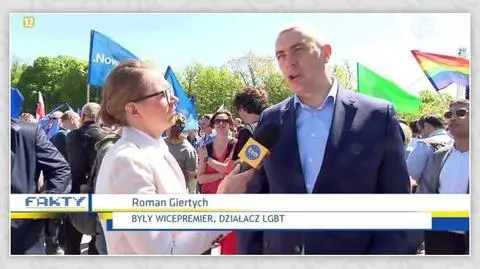 Nie, Roman Giertych nie został podpisany jako "działacz LGBT"