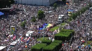 Parada równości w Budapeszcie. Węgry