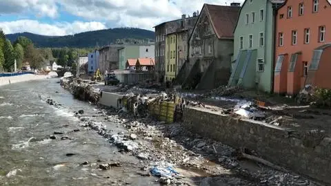 Lądek-Zdrój po powodzi (25.09.2024)