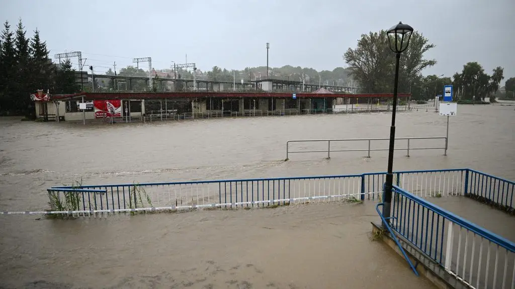 Zalane centrum Kłodzka