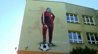 Mural of Kazimierz Górski by M. Ceirowski