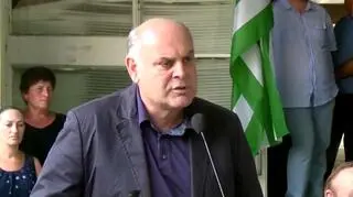Przywódca samozwańczej Abchazji Asłan Bżanija