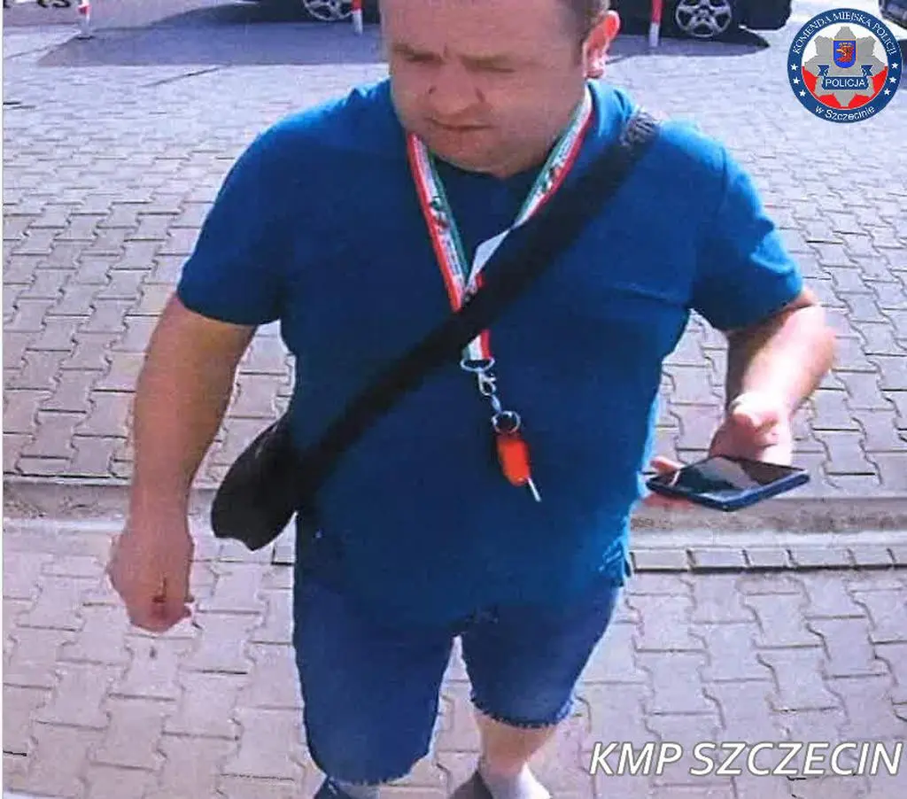 Wizerunek poszukiwanego mężczyzny