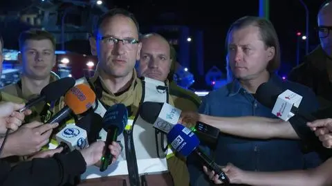 Komendant główny PSP Wojciech Kruczek: pożar w Ząbkach został opanowany