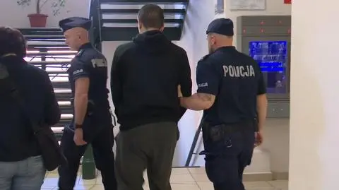 Mężczyzna został doprowadzony do sądu