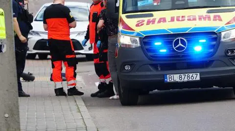Wypadek nastolatków na hulajnodze 