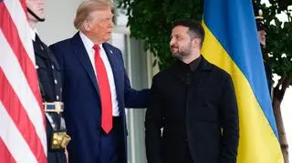 Donald Trump i Wołodymyr Zełenski