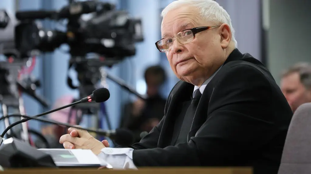 Jarosław Kaczyński na posiedzeniu komisji ds. Pegasusa (marzec 2023 rok)