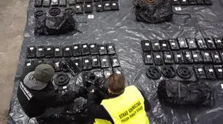 Kokaina została ukryta w workach