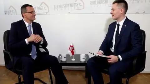 Mateusz Morawiecki w rozmowie z białoruskim blogerem