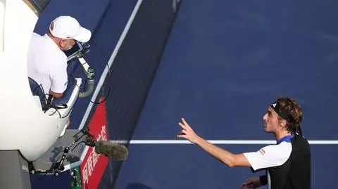 Zakpił z arbitra, nie chciał grać. Nieeleganckie zachowanie Tsitsipasa 