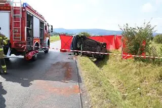 W wypadku zginęła pasażerka