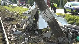Kierowca w stanie ciężkim został przewieziony do szpitala