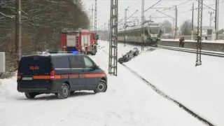 Tragiczny wypadek na torach