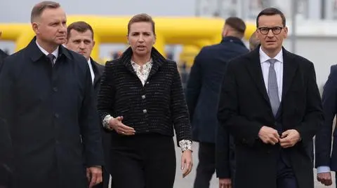 Kulisy otwarcia Baltic Pipe. Prezydent i premier uziemieni, premier Danii krąży nad Szczecinem