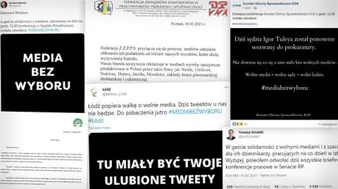 Odwoływane konferencje i głosy wsparcia. Gesty solidarności z mediami