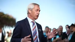 Lider partii Reform UK Nigel Farage