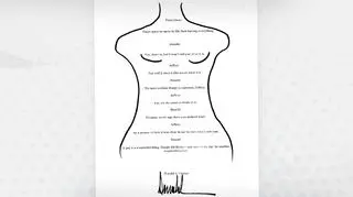Taką kartkę Trump miał wysłać Epsteinowi. Biały Dom: to nie jego podpis