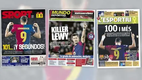 "Killer Lewy". Okładki w Hiszpanii krzyczą