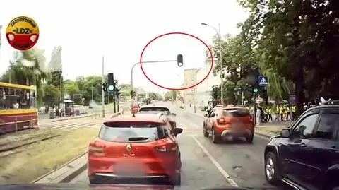 Bardzo niebezpieczna sytuacja w centrum Łodzi