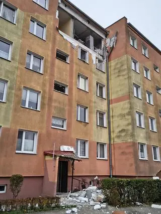Wybuch w mieszkaniu w Braniewie