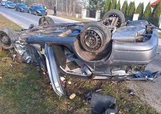 Auto dachowało (30.03.2025)