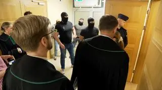 Posiedzenie aresztowe Sebastiana M. w sądzie w Piotrkowie Trybunalskim