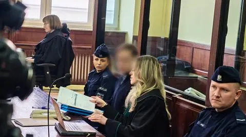 Sebastian M. na sali sądowej