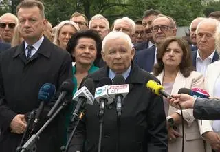 Kaczyński przed posiedzeniem Sejmu. "To przybiera charakter klęski żywiołowej"