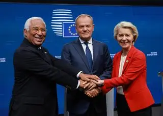 Donald Tusk podsumował wraz z von der Leyen oraz Antonio Costą prezydencję